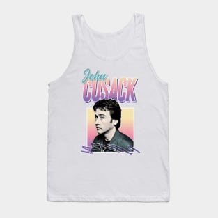 John Cusack - 90s Styled Retro Nostalgia Graphic Design Tank Top